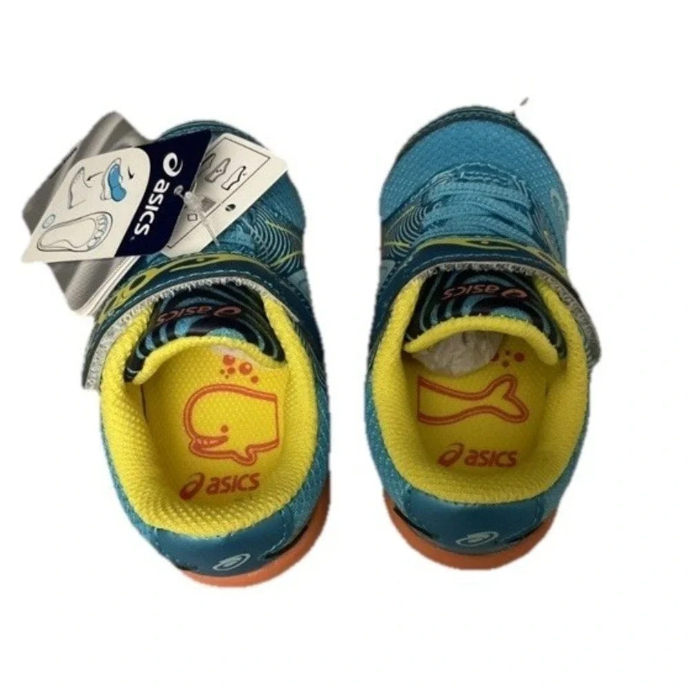 Asics Toddler Leather Noosa TS Athletic Shoes Size K5 Multi Color‎ New